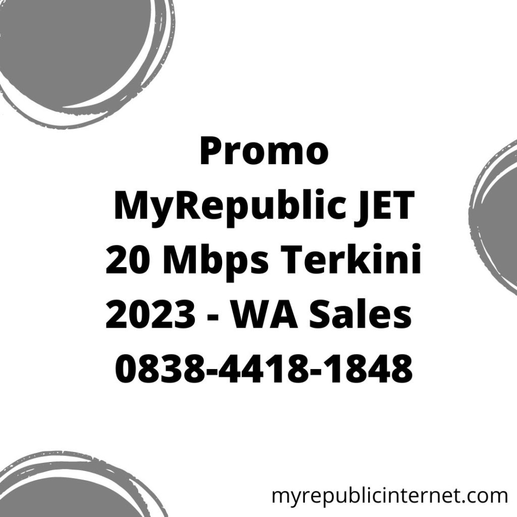 MyRepublic JET 20 Mbps